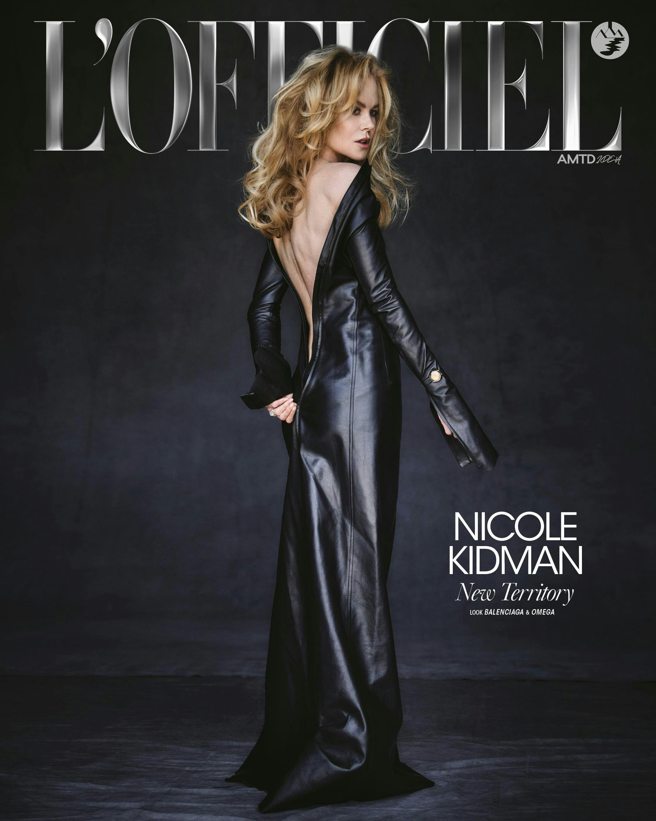 Nicole Kidman on the Autumn 2024 L'OFFICIEL Cover, in BALENCIAGA and OMEGA